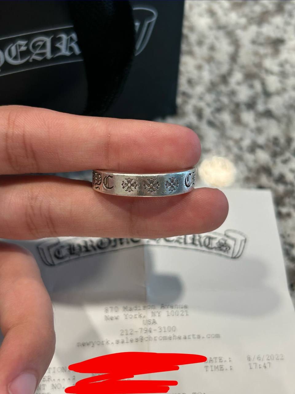 Chrome Hearts NYC Spacer Ring