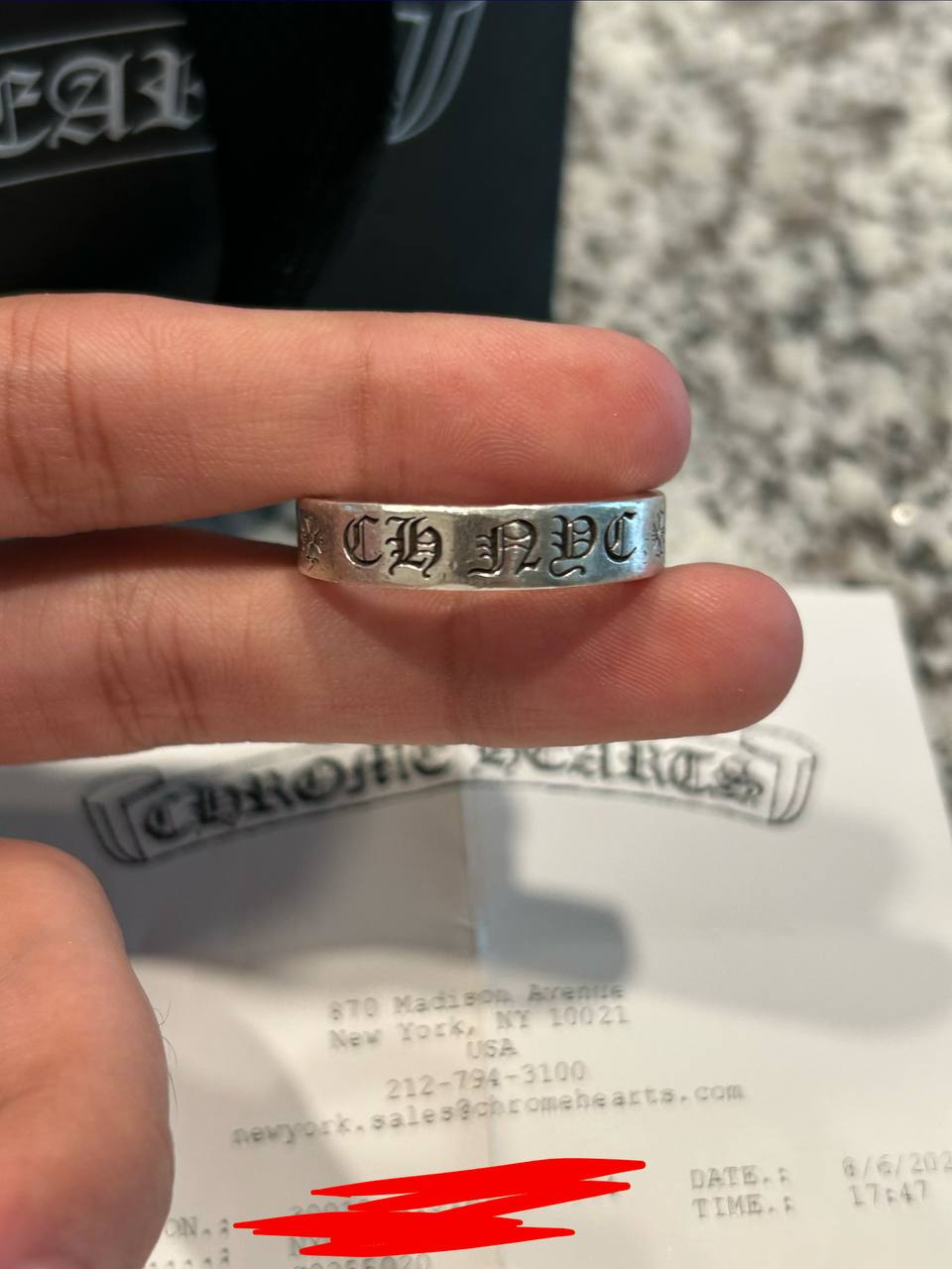 Chrome Hearts NYC Spacer Ring