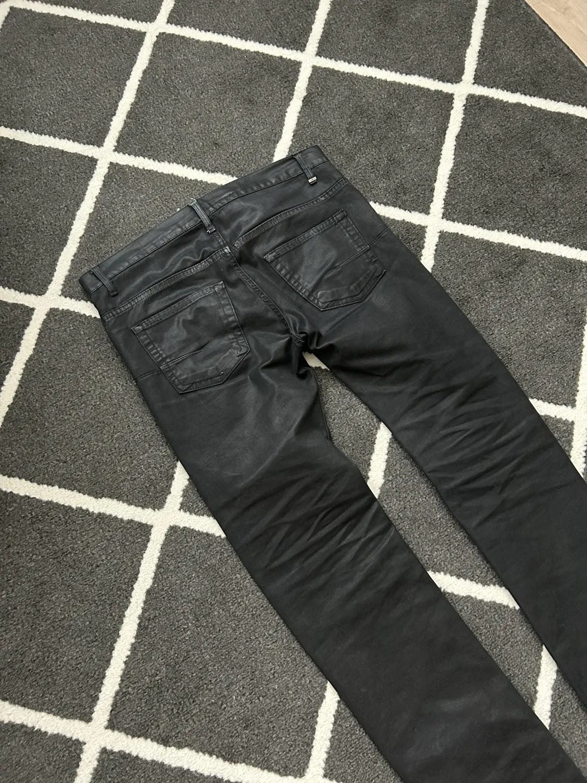Kris Van Assche KVA Dior Waxed Jeans