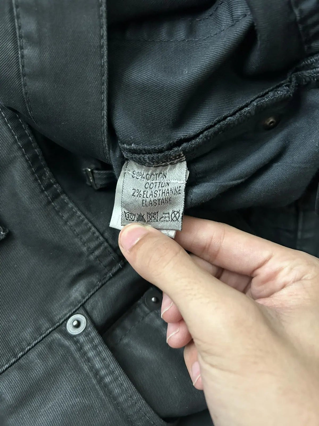Kris Van Assche KVA Dior Waxed Jeans