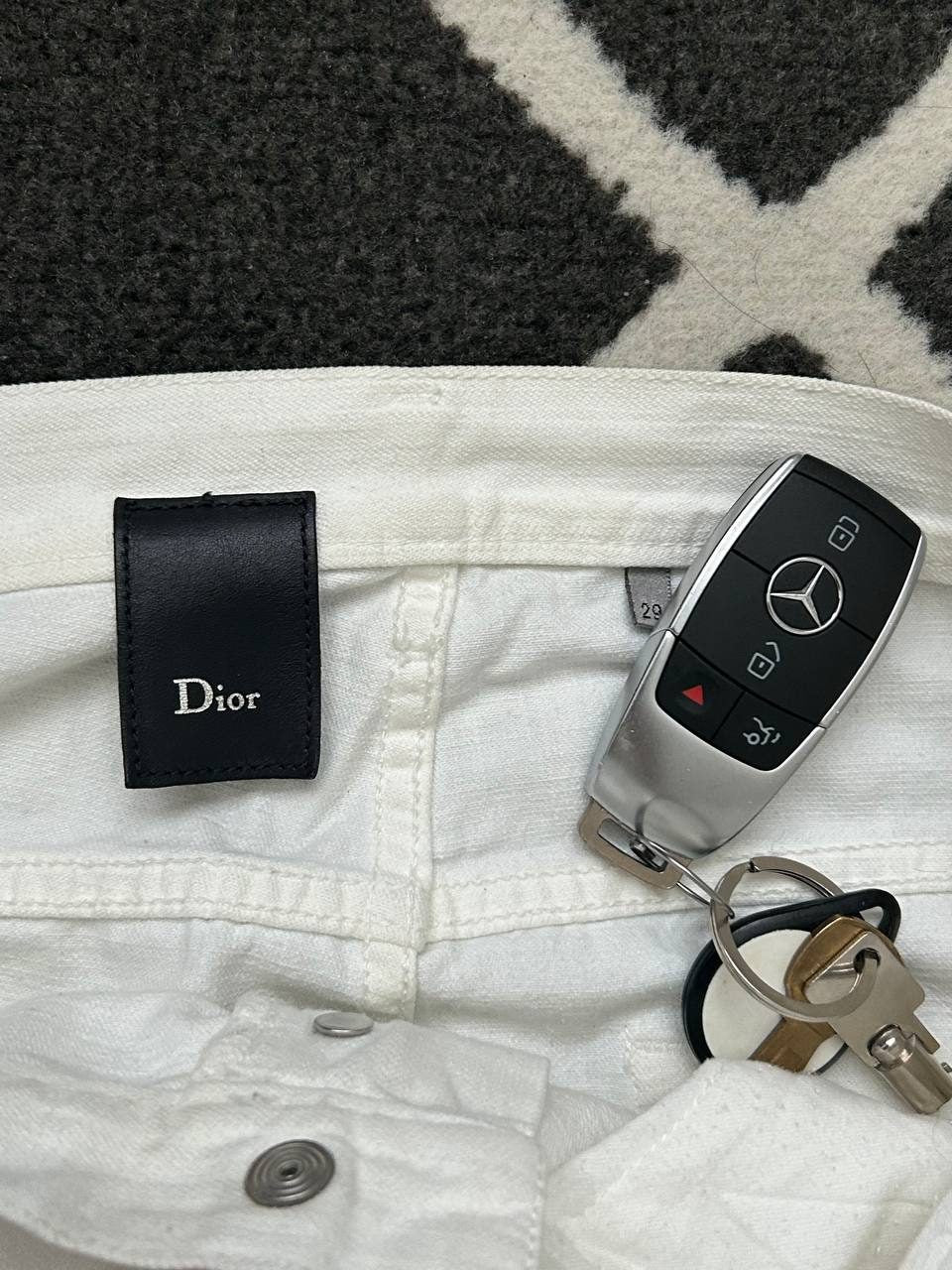 Brand New Dior White Whisker Denim by Hedi Slimane