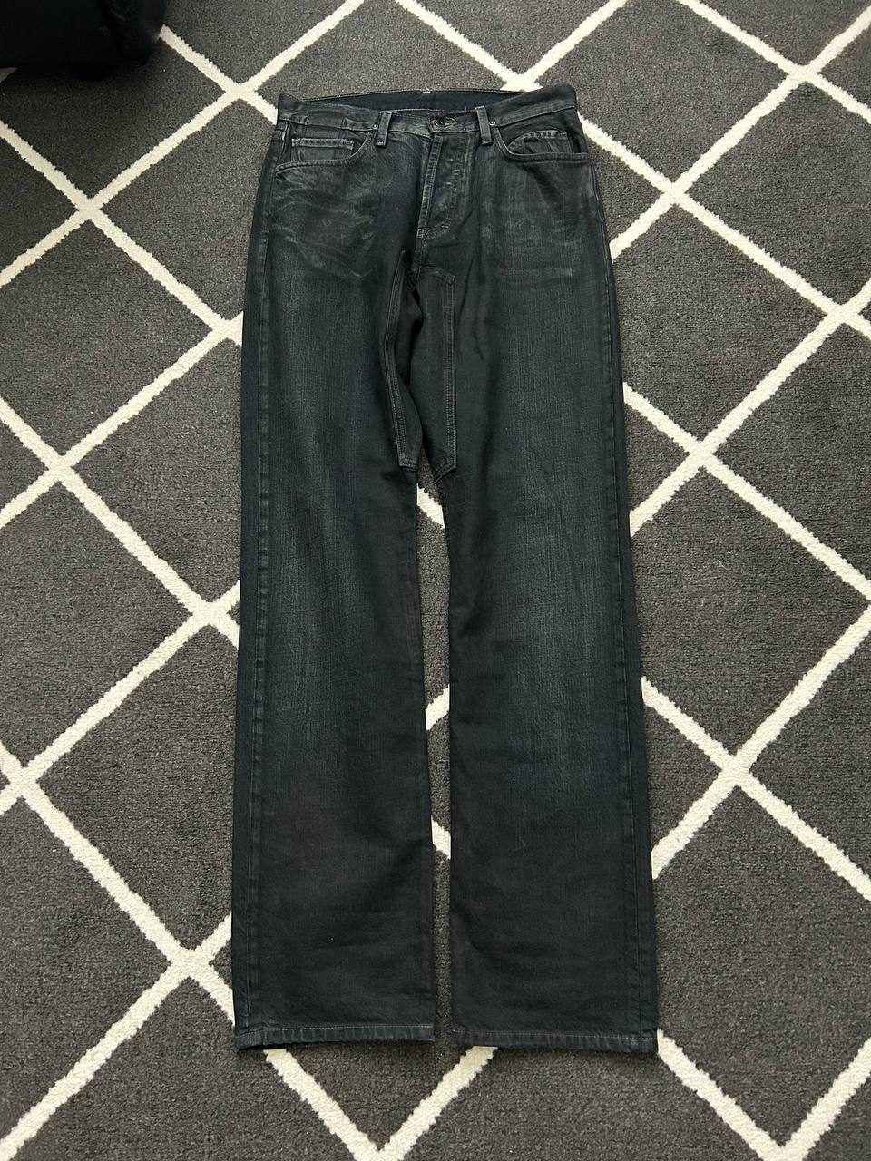 Rick Owens Waxed Slab Denim (Rare)