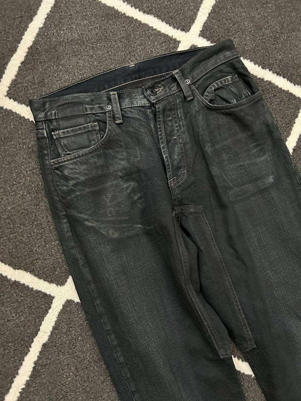 Rick Owens Waxed Slab Denim (Rare)
