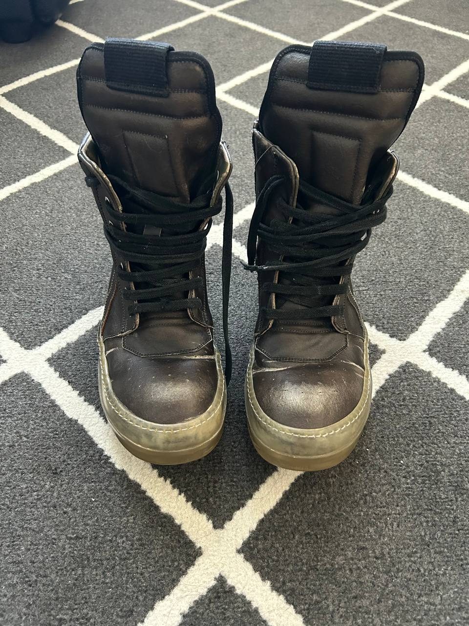 Rick Owens Babel Transparent Sole Geobasket