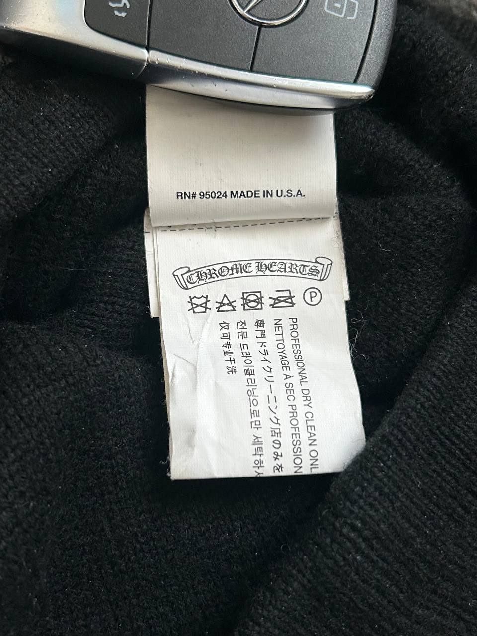 Chrome Hearts Star Patch Cashmere Beanie