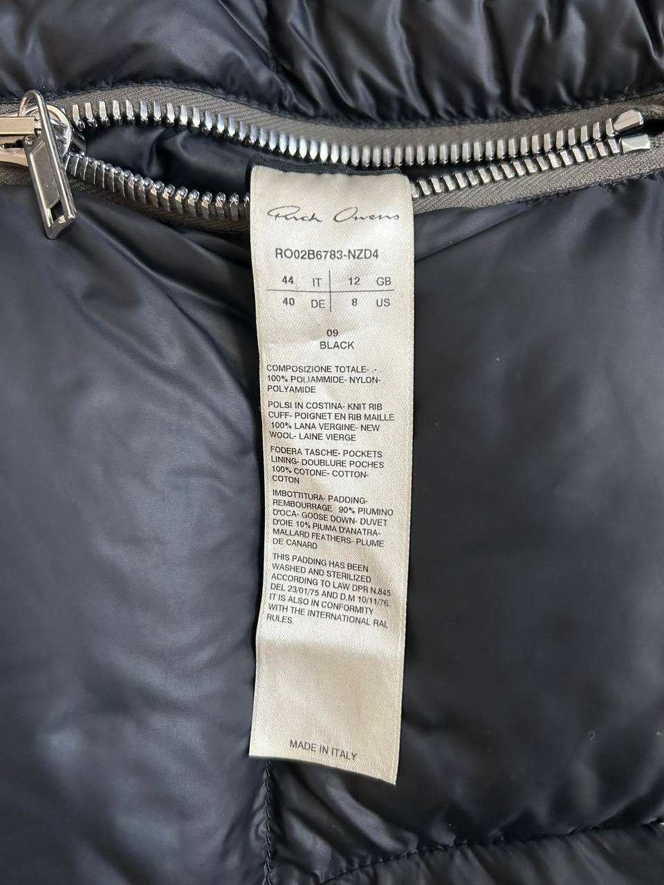 Rick Owens Gimp Puffer Jacket