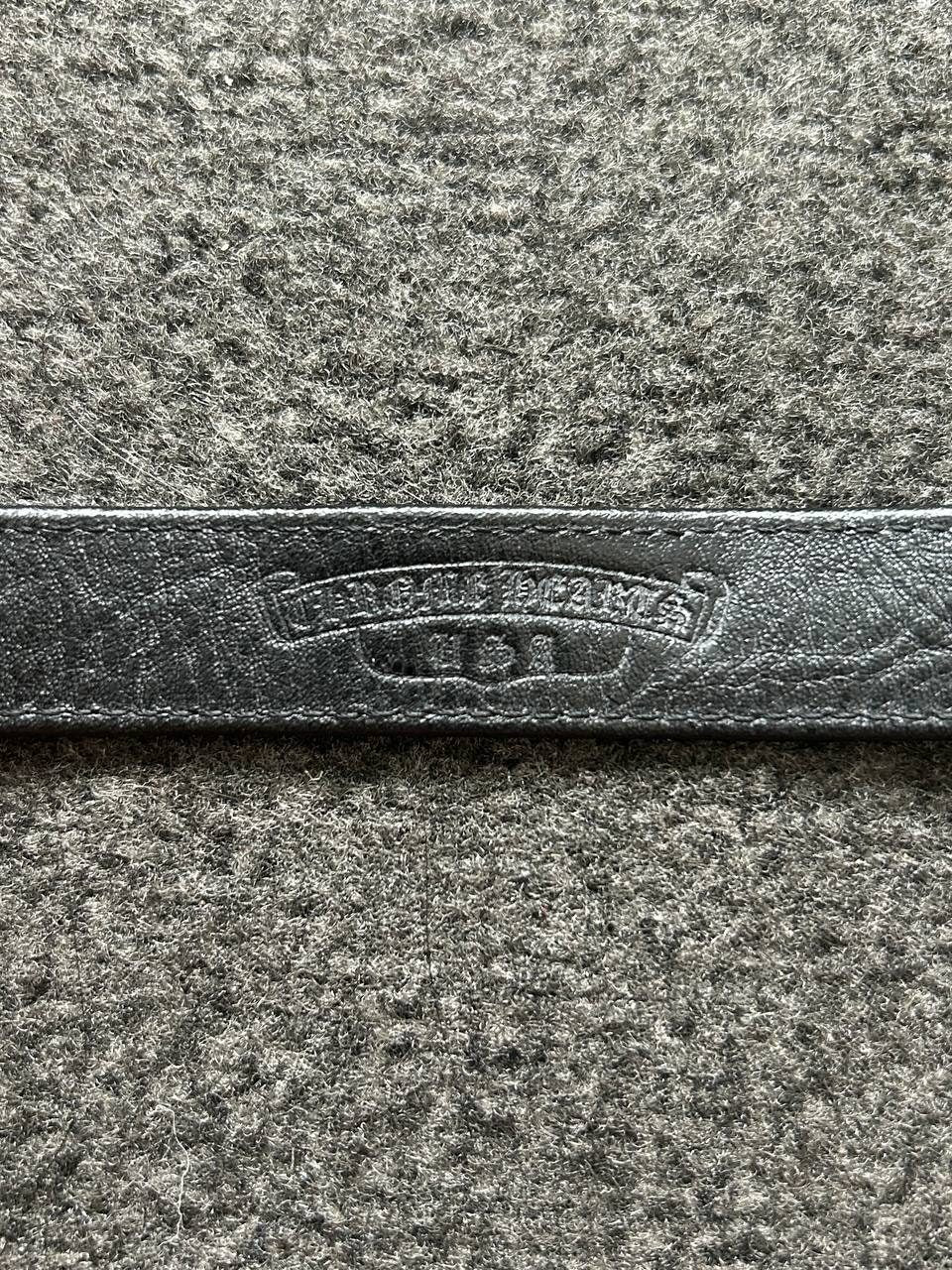 Chrome Hearts Heart Snap Leather Bracelet