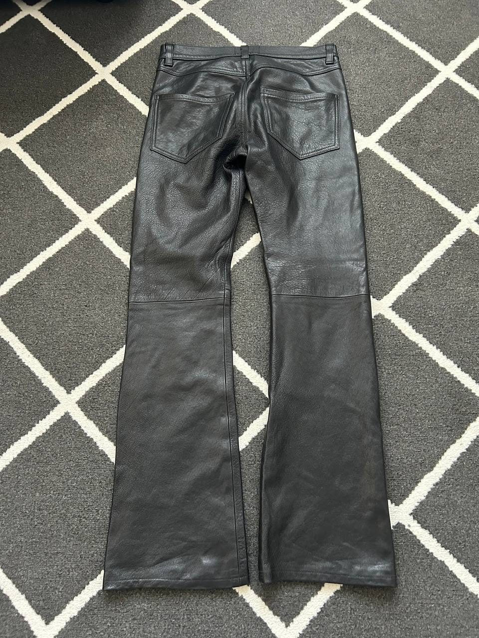 Enfants Riches Déprimés Leather Flared Pants