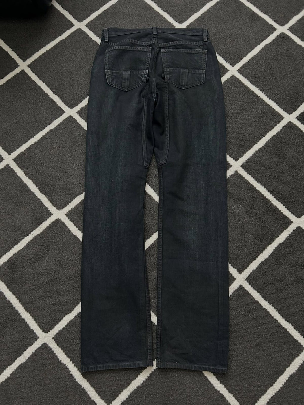 Rick Owens Waxed Slab Denim