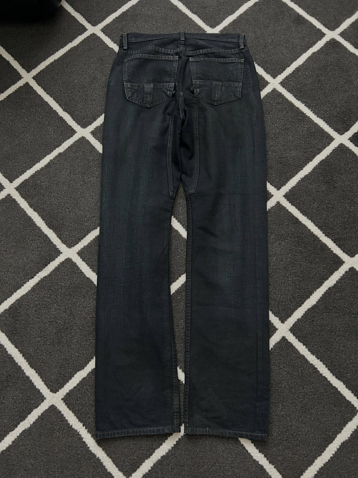 Rick Owens Waxed Slab Denim