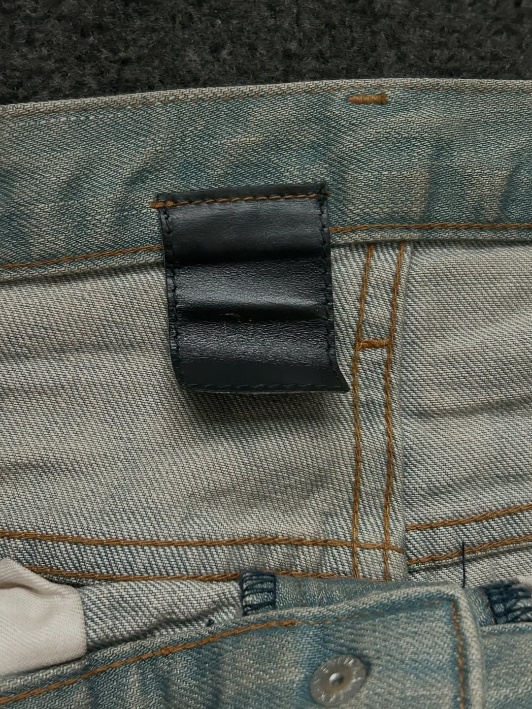 Dior Homme Dirty Bleu Claire Denim