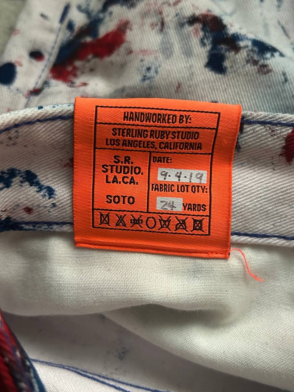 Sterling Ruby Studio Soto Jeans